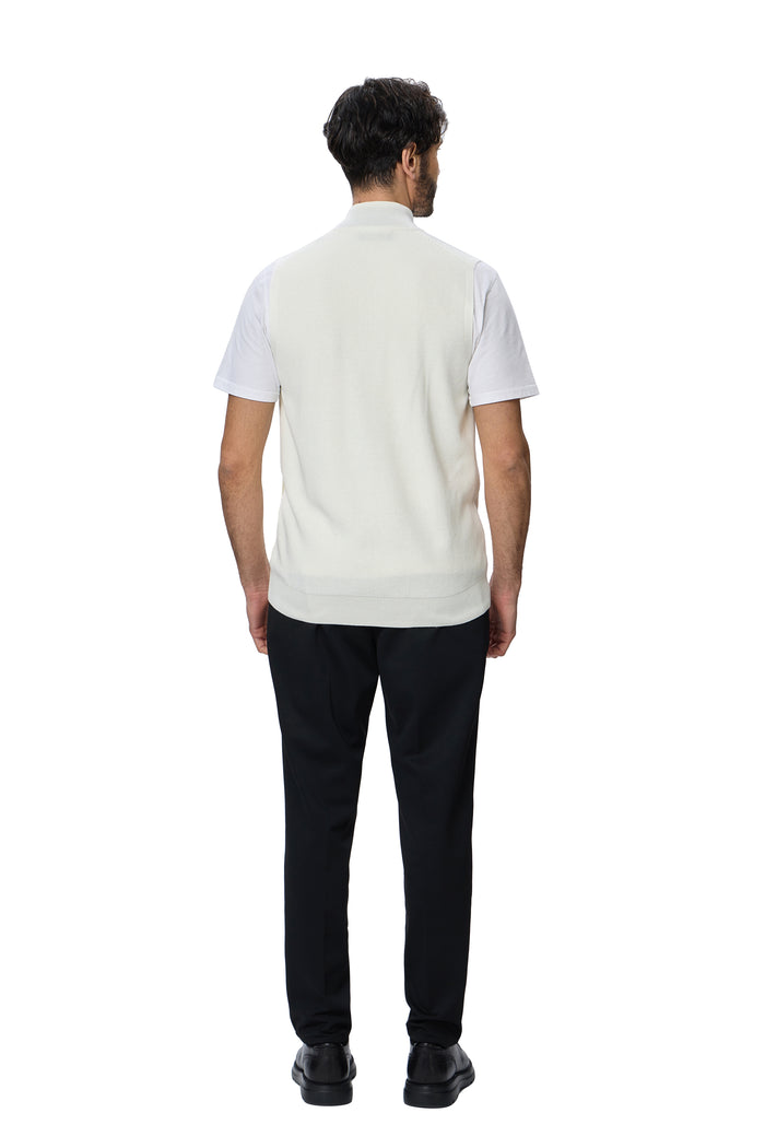 Ecru Sweater Vest
