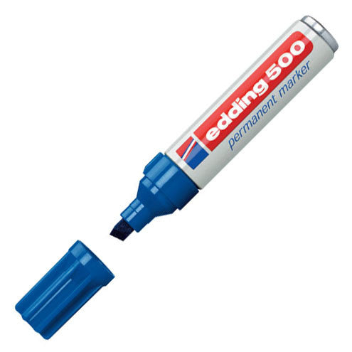 edding 500 Permanent Marker Pen Chisel by edding at Cult Pens