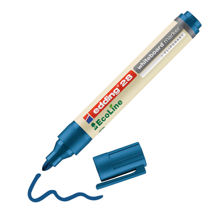 edding EcoLine 28 Whiteboard Marker Set of 4 by edding at Cult Pens
