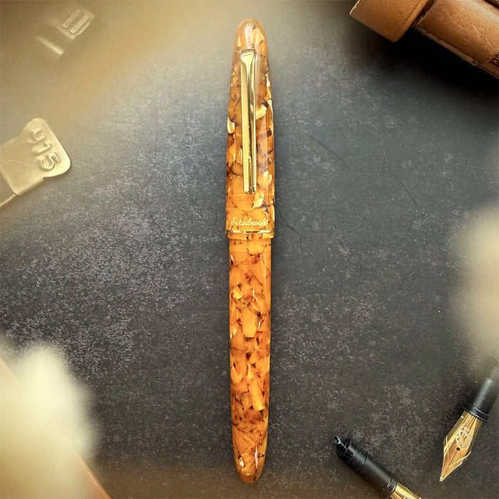 Esterbrook Estie Fountain Pen Honeycomb With Gold Trim