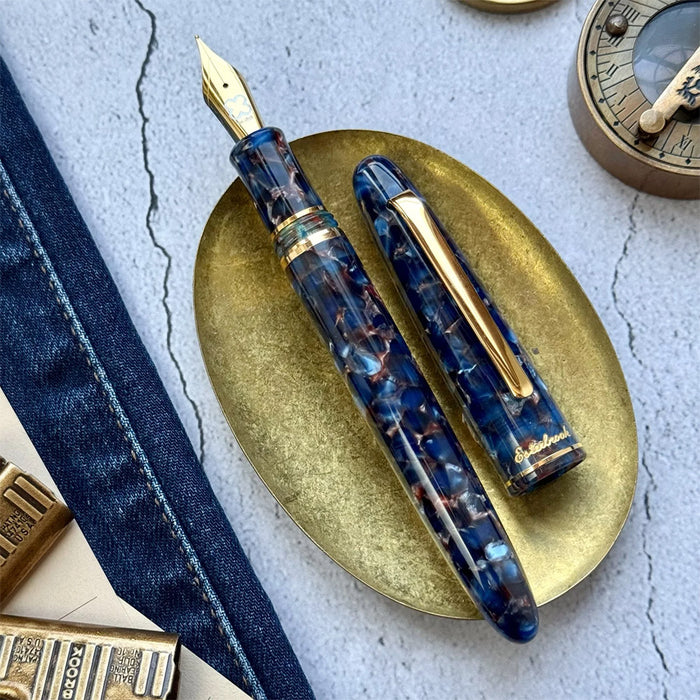 Esterbrook Estie Fountain Pen Nouveau Bleu with Gold Trim