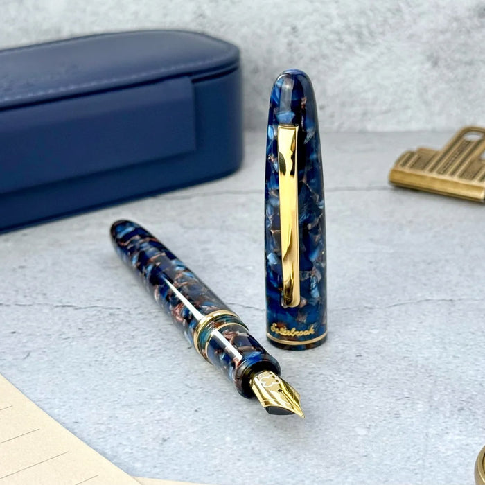 Esterbrook Estie Fountain Pen Nouveau Bleu with Gold Trim