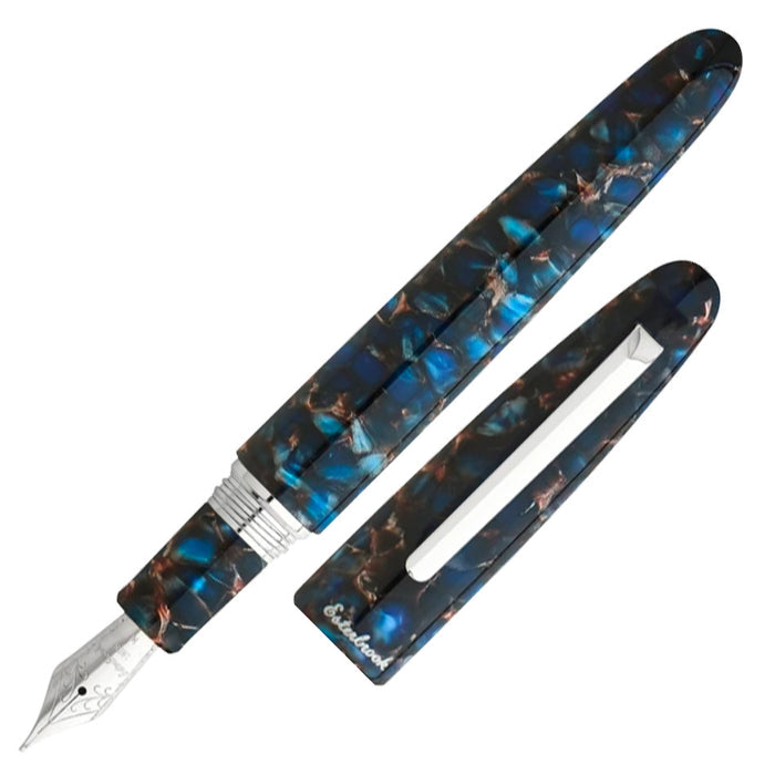 Esterbrook Estie Oversize Fountain Pen Nouveau Bleu with Palladium Trim by Esterbrook at Cult Pens