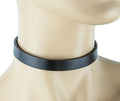 Extra Thin Plain Leather Choker