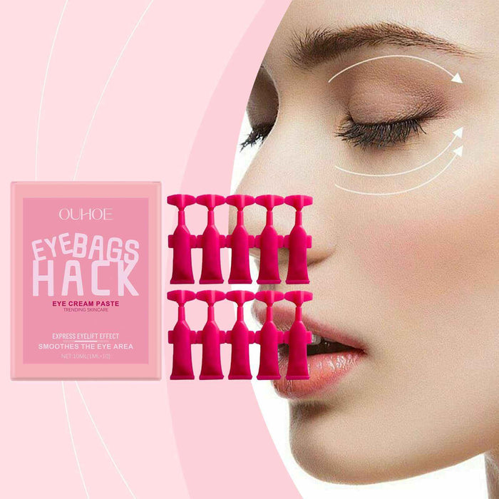 Crème hydratante pour les yeux et le cou, texture légère, contenant des ingrédients nourrissants pour la peau sensible.