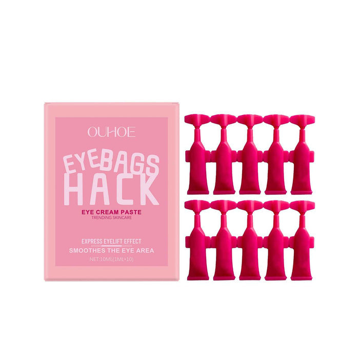 Crème hydratante pour les yeux et le cou, soin visage pour réduire les signes de fatigue, texture légère et apaisante.