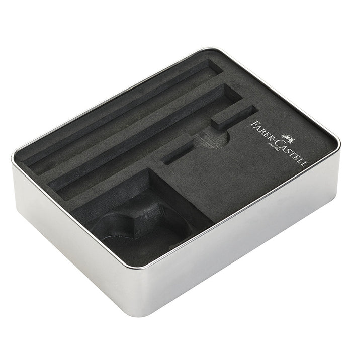 Faber-Castell Empty Tin Box for 2 Pens, Ink and Converter by Faber-Castell at Cult Pens
