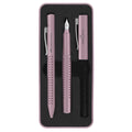 Faber-Castell Grip 2010 Fountain Pen and Ballpoint Set Rose Shadows by Faber-Castell at Cult Pens