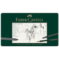 Faber-Castell Pitt Monochrome Set Tin of 26 by Faber-Castell at Cult Pens