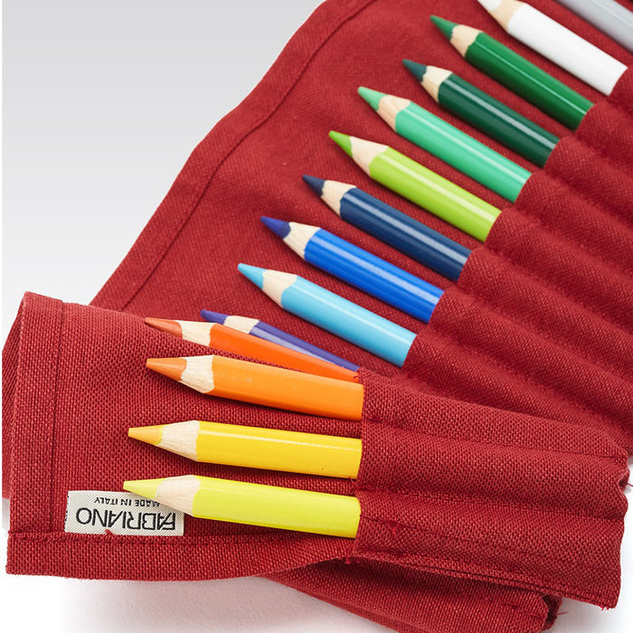 Fabriano Cartucciera ECO Filed Pencil Case Bordeaux by Fabriano at Cult Pens