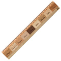 Fabriano Righello Mix Essenze 9 Wood Ruler by Fabriano at Cult Pens