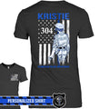 Apparel XS / Black Personalized Shirt - Female Police Officer - Police Department - Standard Women's T-shirt - DSAPP