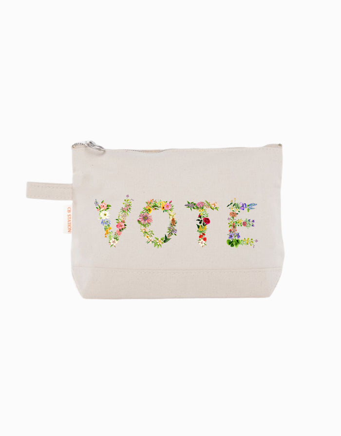 Fifty States, Fifty Flowers Vote Zip Pouch
