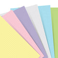Filofax A5 Refill Paper Assorted Pastel by Filofax at Cult Pens