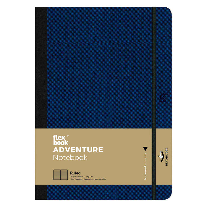 Flexbook Flex Global Adventure Notebook Large Royal Blue by Flexbook at Cult Pens