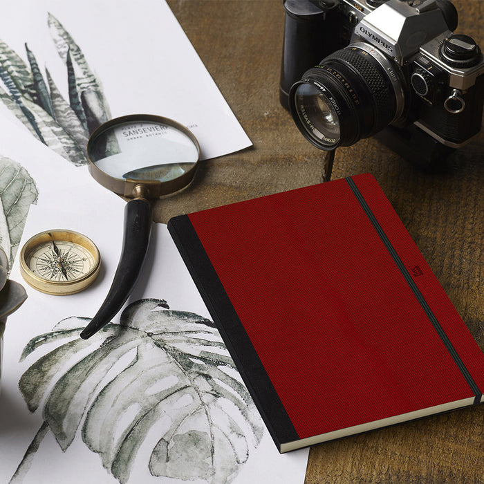 Flexbook Flex Global Adventure Notebook Medium Red by Flexbook at Cult Pens