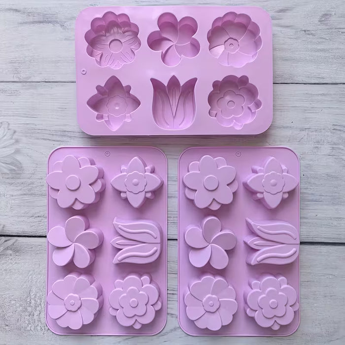 Flower Mix Silicon Mold