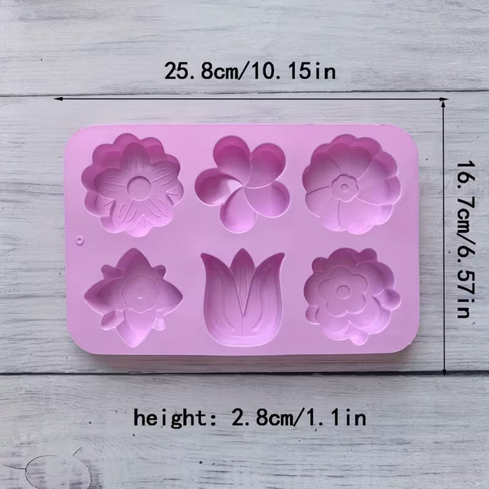 Flower Mix Silicon Mold