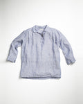 Fog Linen Jill Work Shirt Chambray Stripe