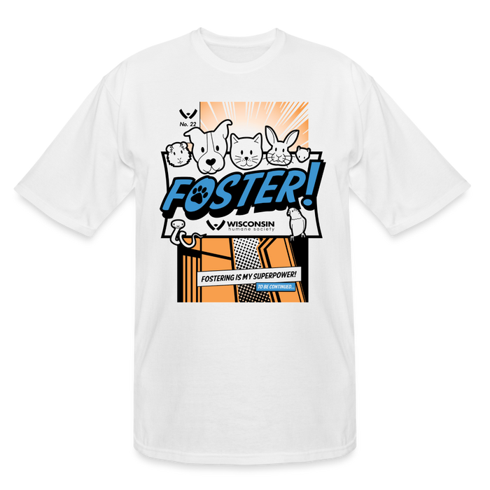 Foster Comic Classic Tall T-Shirt - white