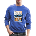 Foster Comic Crewneck Sweatshirt - royal blue