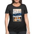 Foster Comic Curvy T-Shirt - deep heather