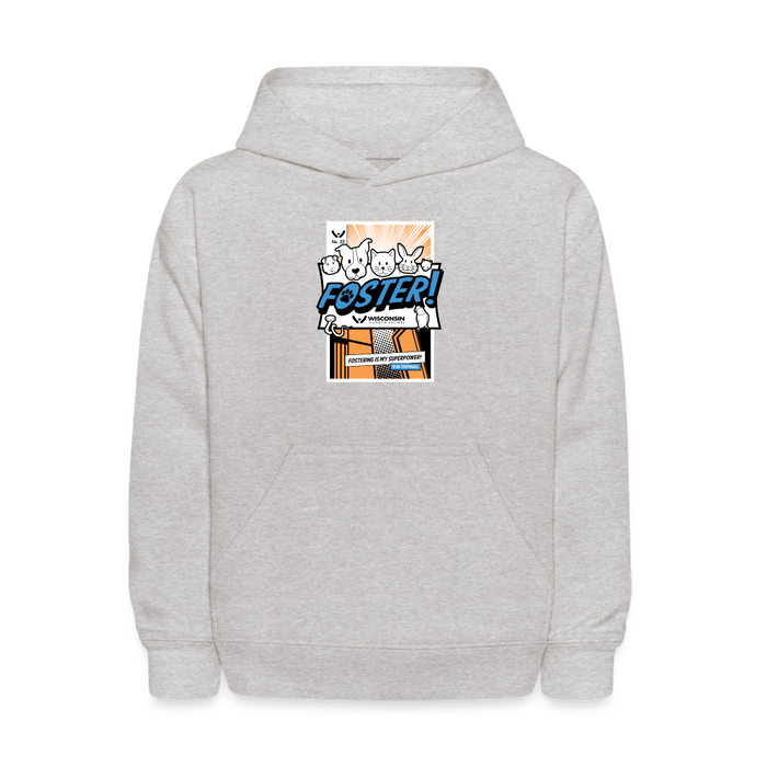 Foster Comic Kids' Hoodie - heather gray