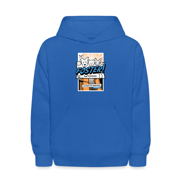 Foster Comic Kids' Hoodie - royal blue