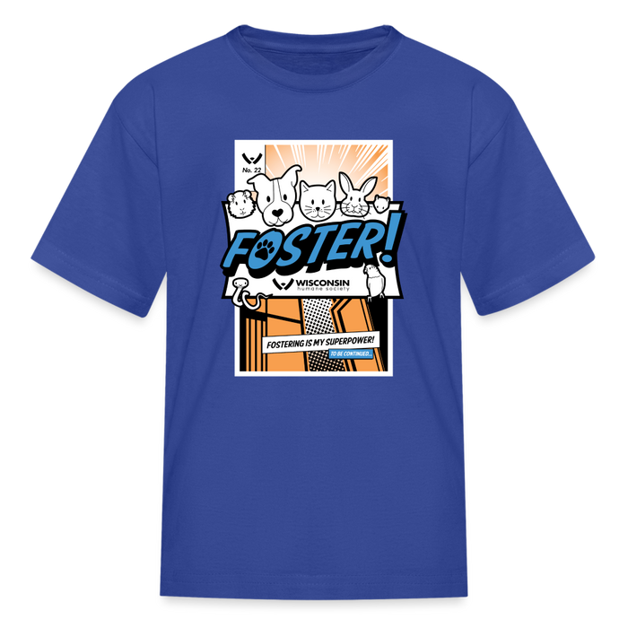 Foster Comic Kids' T-Shirt - royal blue