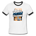 Foster Comic Ringer T-Shirt - white/black