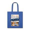 Foster Comic Tote Bag - royal blue