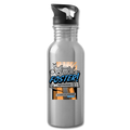 Foster Comic Water Bottle - silver