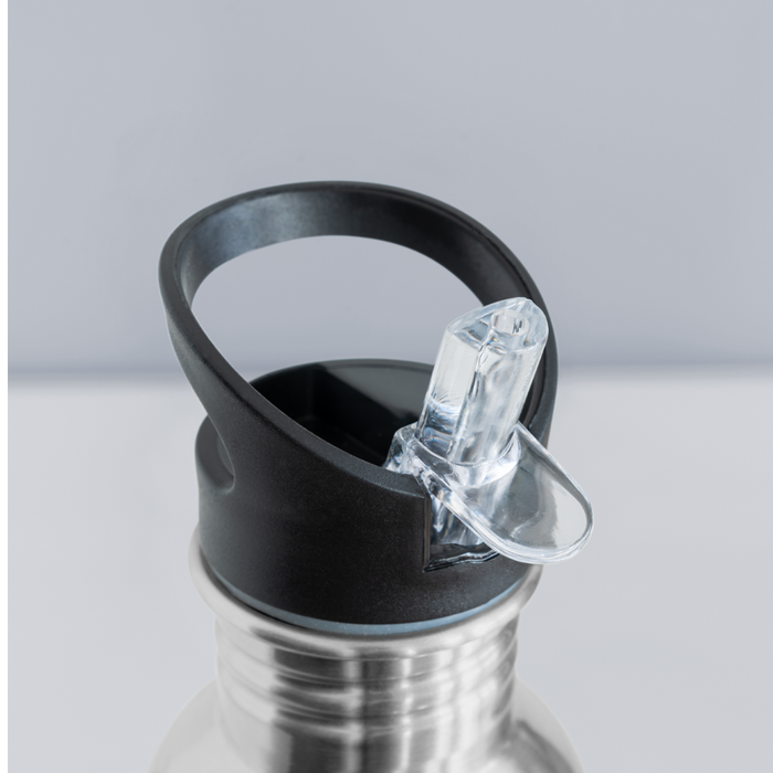 Foster Comic Water Bottle - silver