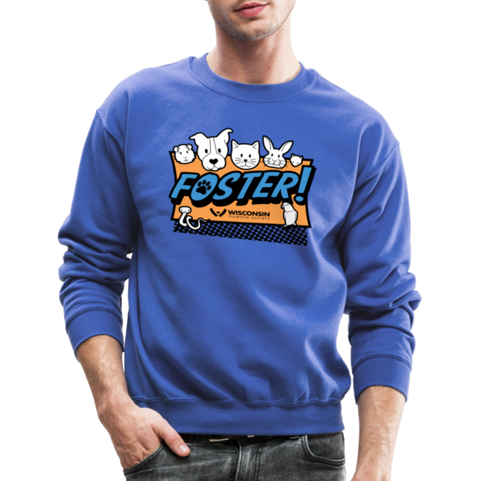 Foster Logo Crewneck Sweatshirt - royal blue