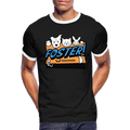 Foster Logo Ringer T-Shirt - black/white