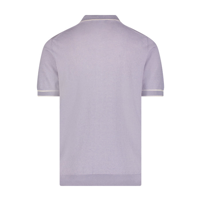 Fuchsia Viti Full Button Polo