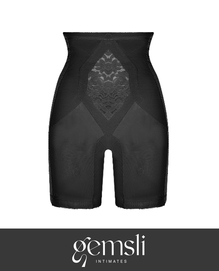 Gemsli Custom Maid CM1559 - Waistline Shaping Shorts Girdle Black