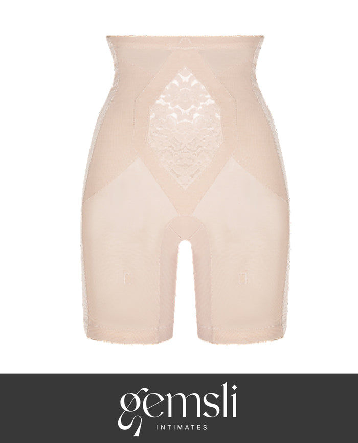 Gemsli Custom Maid CM1560 High Waist Shaping Shorts Girdle Beige