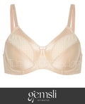 Gemsli GBR200 Dot Mesh Minimizer Underwire Bra
