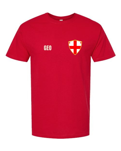 Georgia Soccer Tee — Retro National Crest | NYC Factory
