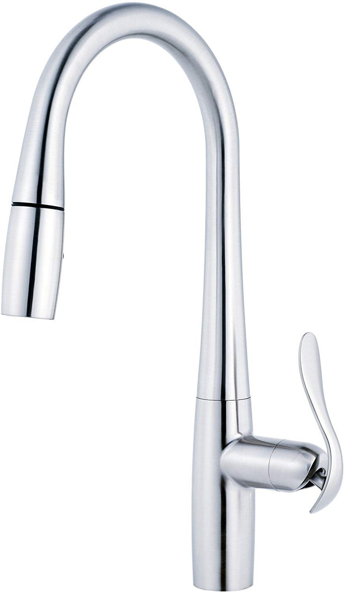 Danze Selene Single Handle Pull-Down Kitchen Faucet with SnapBack Retraction - NYDIRECT