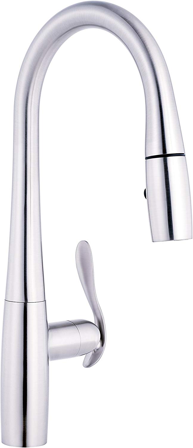 Danze Selene Single Handle Pull-Down Kitchen Faucet with SnapBack Retraction - NYDIRECT