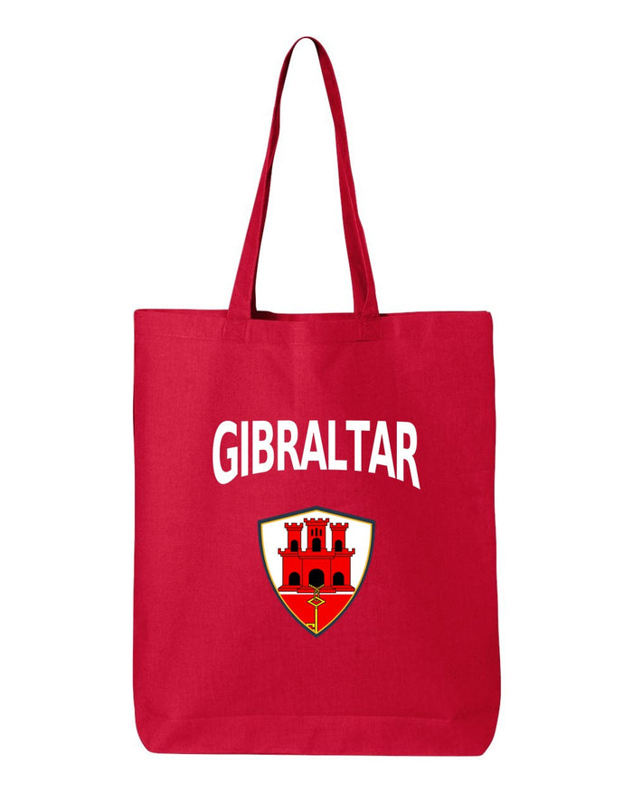 Gibraltar Soccer Tote Bag — Arched National Crest | NYC Factory
