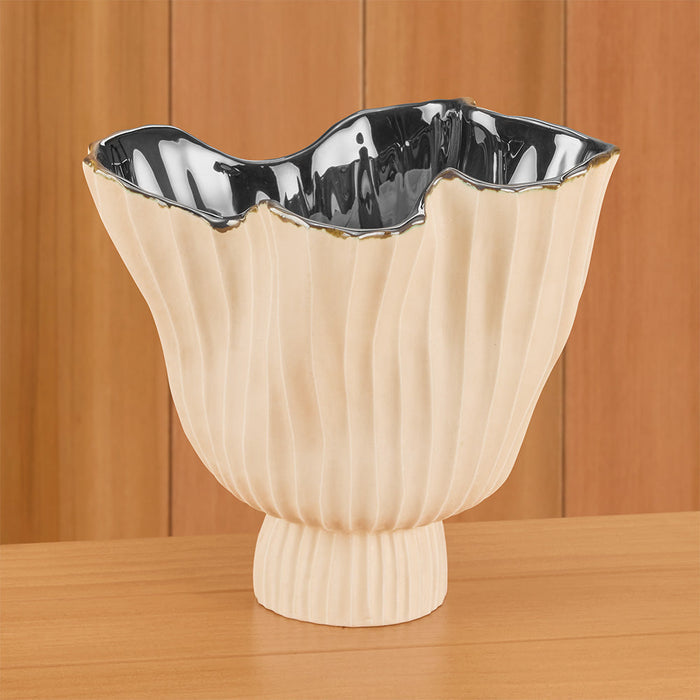 Global Views Folha Ceramic Display Bowl