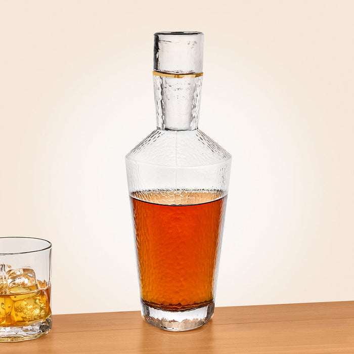 Global Views Hammered Decanter