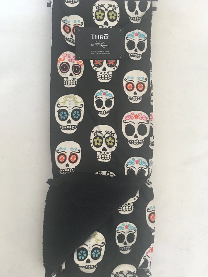 Halloween Decorated Skull Blanket