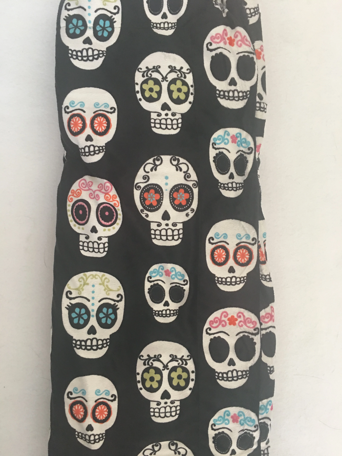 Halloween Decorated Skull Blanket