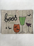 Halloween More Boos Please Set of 4 Tapestry Placemats