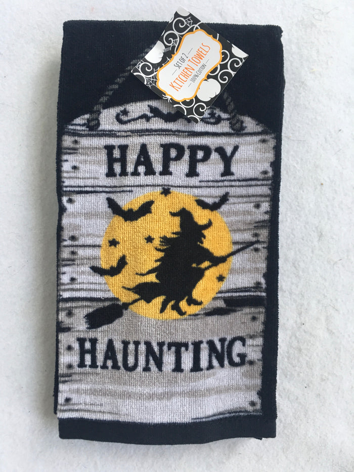 Happy Haunting Set of 2 Kitchen Towels