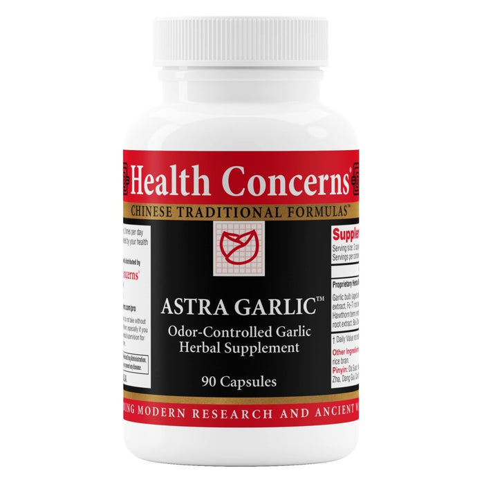 Health Concerns Astra Garlic - Blood Health Support - Garlic Supplement - 90 Capsules - The Oasis of Health